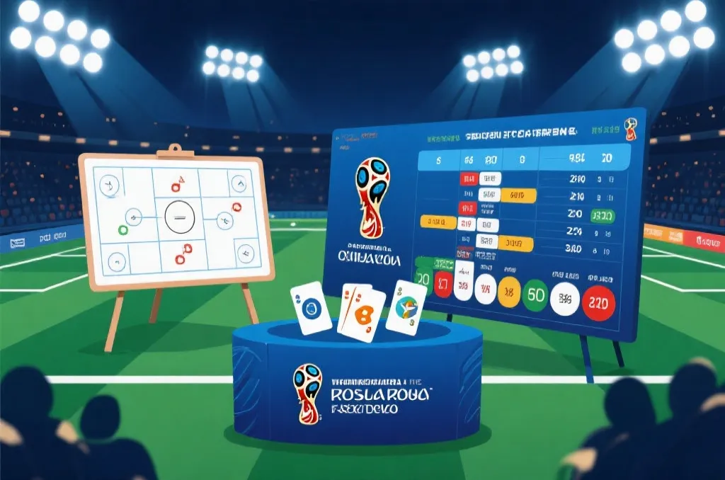 2026世界杯分组与积分榜全景示意图